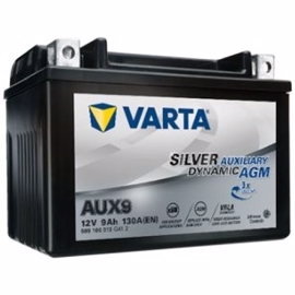 Varta AUX9 AGM Back up bilbatteri 12V 9Ah 509 106 013